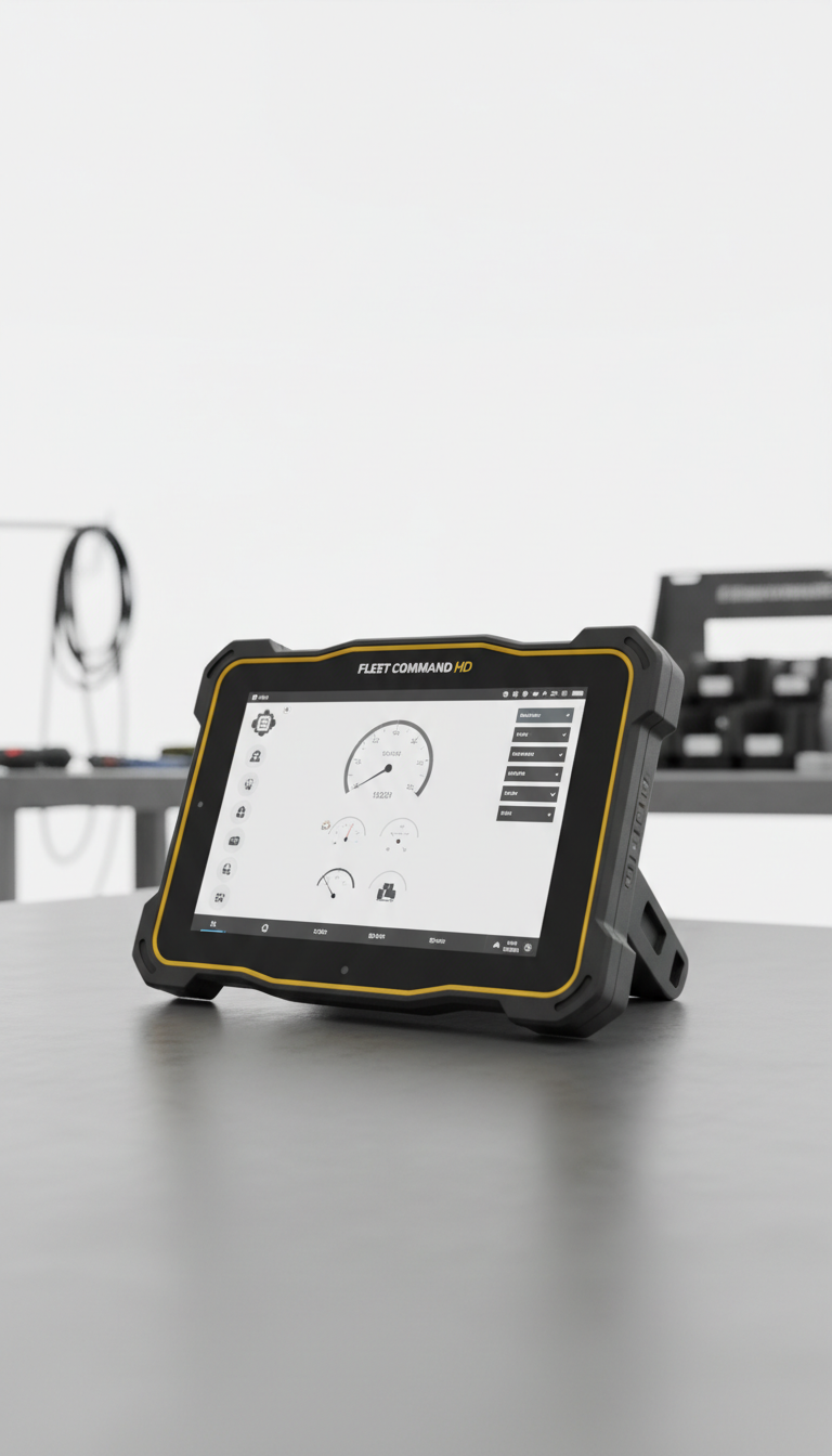 Diagnostic tablet with HD touchscreen