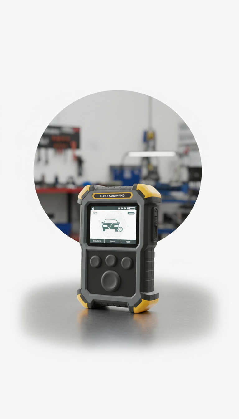 Rugged OBD-II scanner for trucks